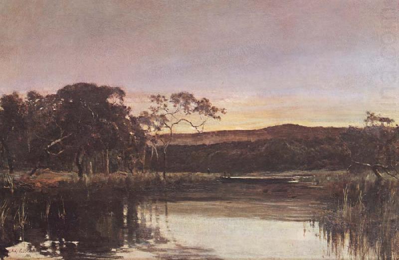 Sunset,Werribee River, John Ford Paterson
